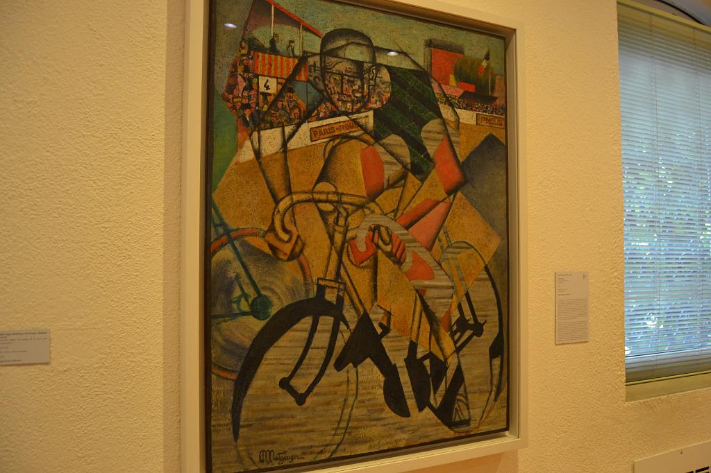 aDSC_0385_ Een portret van de winnaar van   Parijs Roubaix 1912 Charles Crupelandt door Jean Metzinger uit 1912.JPG